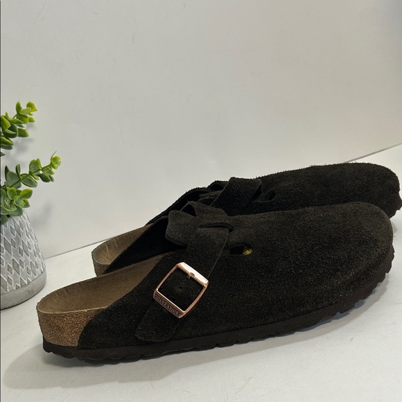 Birkenstock Black Suede Clogs - Picture 6 of 16